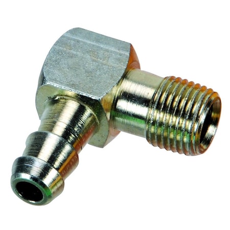 Sunbelt Fuel Line Fitting, Elbow, 1/8" pt. - 1/4" Nipple 4" x4" x1" A-B1SB1346